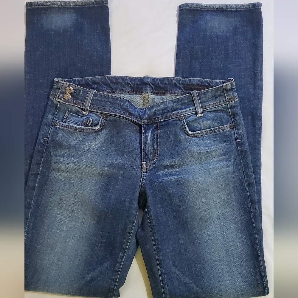 Citizens Of Humanity Indigo Straight Leg Jeans. Sz 30x33